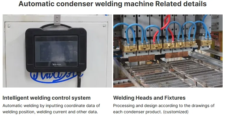 Máy sản xuất dây lạnh ống dây condenser, máy hàn và cong 3