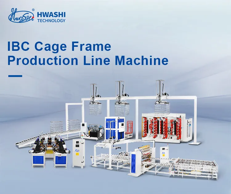Đường dây sản xuất tự động IBC Grid Cage Frame, Đường dây máy thử nghiệm rò rỉ bể IBC hoàn toàn tự động 1