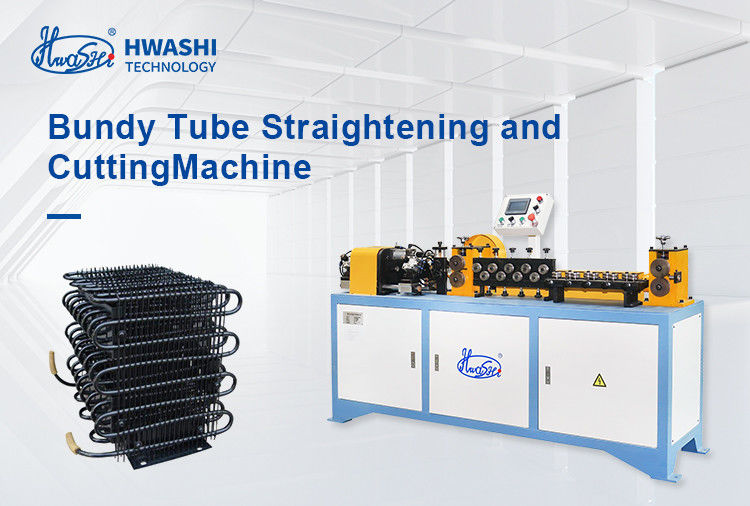 Máy cắt thẳng và cắt dây tự động cho 4.76/6.35/8mm condenser tube