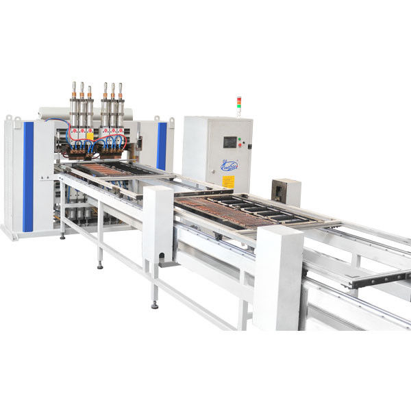 Sáu đầu Gantry loại máy hàn bộ ngưng tụ tự động cho bộ ngưng tụ tủ lạnh