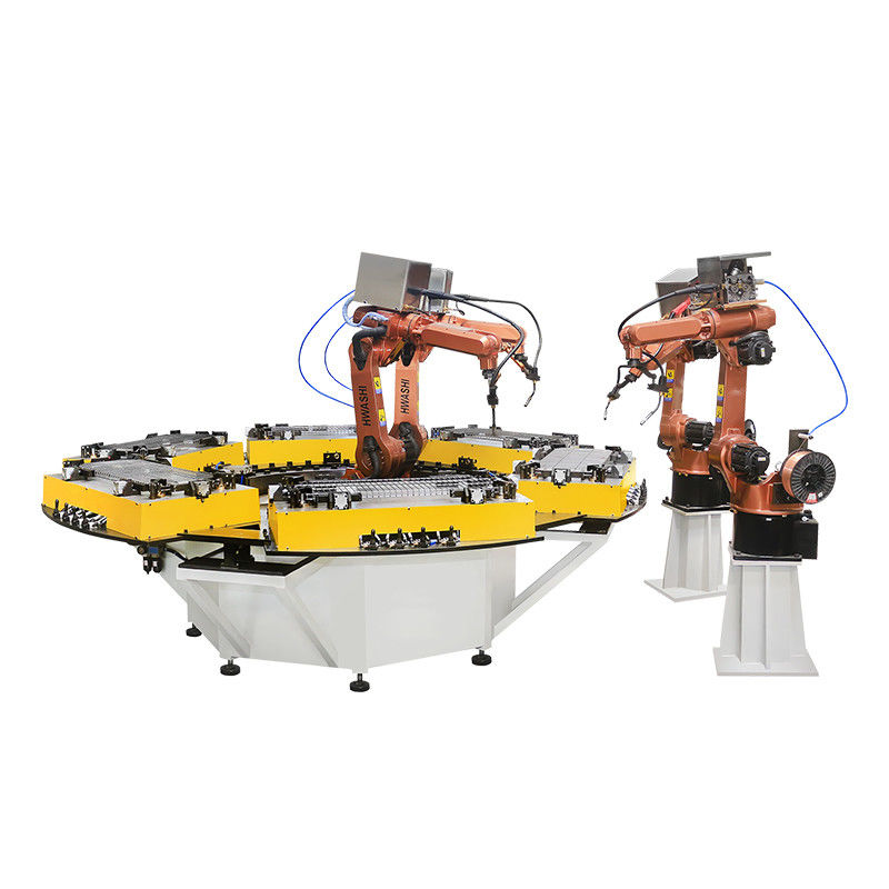 Sáu trục công nghiệp MIG robot hàn cho lưu trữ dây kệ góc kệ robot hàn