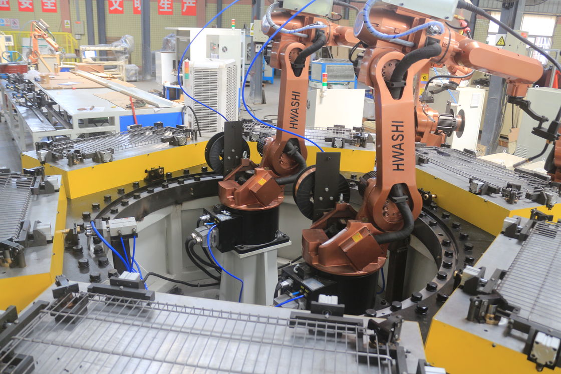 Sáu trục công nghiệp MIG robot hàn cho lưu trữ dây kệ góc kệ robot hàn