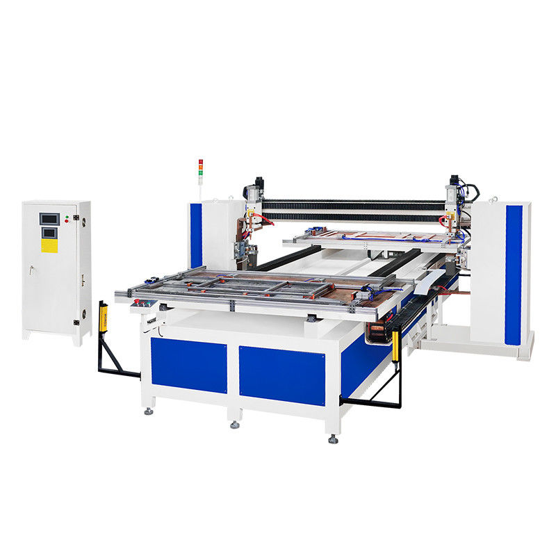 Máy hàn điểm CNC tự động di động hai đầu đa đầu cho bảng cửa