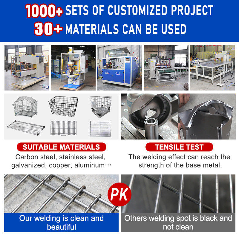 Máy hàn lưới sợi loại cantilever với bộ cấp hai lớp 3000mm chiều dài hàn hiệu quả