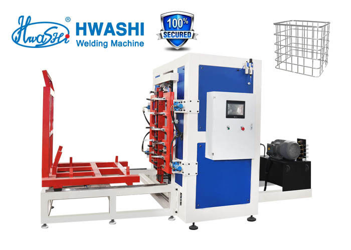 Nhà máy Hwashi IBC Grid, IBC Cage Frame Production Line, IBC Cage Frame Locking Machine