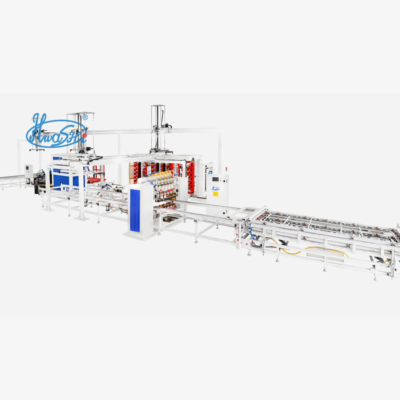 IBC lưới,IBC khung lồng dây chuyền sản xuất,Điều hai trạm ống lưới cong máy