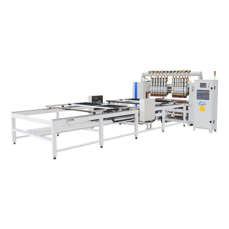 Thiết bị hàn HWASHI Thiết bị hàn tự động phong cách Gantry đa đầu Máy hàn hàng chỗ cho sản phẩm nóng lưới dây được cung cấp 2 - 8 mm