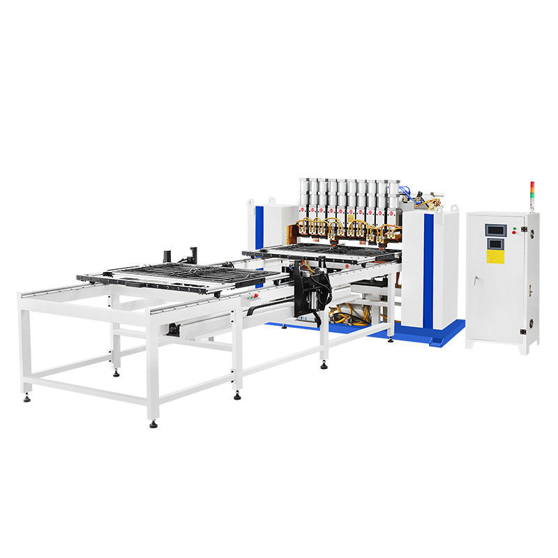 Thiết bị hàn HWASHI Thiết bị hàn tự động phong cách Gantry đa đầu Máy hàn hàng chỗ cho sản phẩm nóng lưới dây được cung cấp 2 - 8 mm