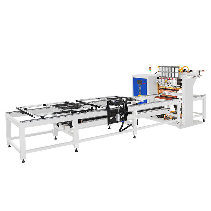 Thiết bị hàn HWASHI Thiết bị hàn tự động phong cách Gantry đa đầu Máy hàn hàng chỗ cho sản phẩm nóng lưới dây được cung cấp 2 - 8 mm