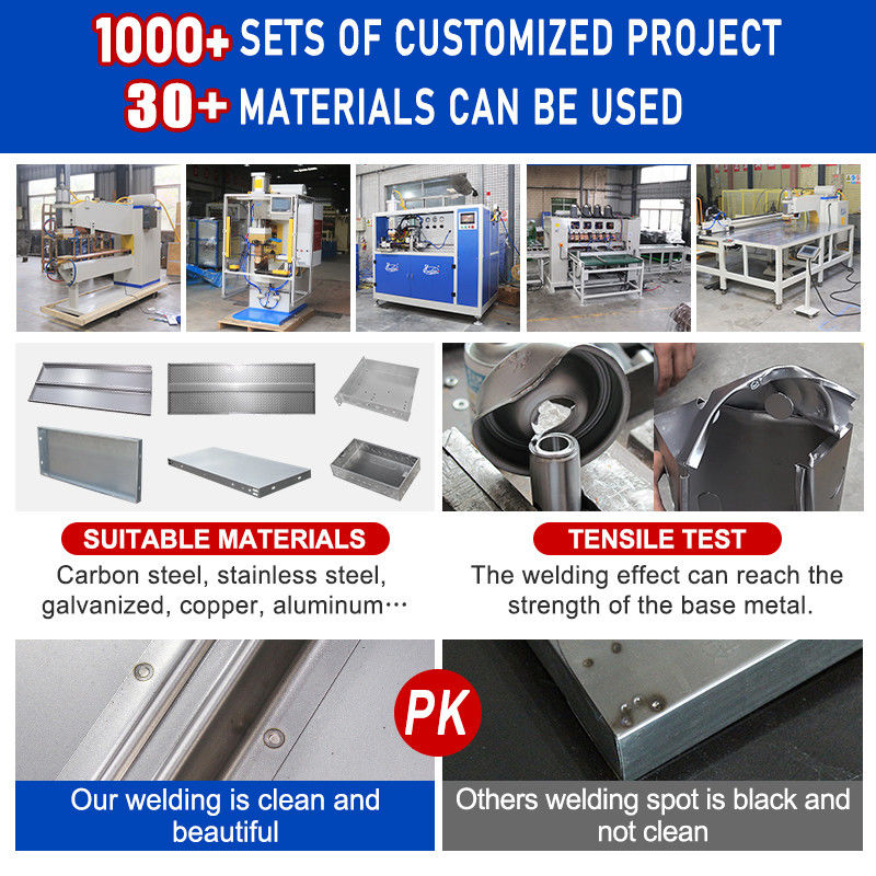 Máy hàn điểm cánh cửa tốc độ 500kg Capacity Tốc độ hàn 0,5-2,5m/min cho hàn hạng nặng