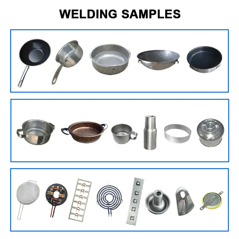 Hwashi chất lượng tốt nhất bếp Stainless Steel đồ nấu ăn Máy xử lý nồi / tai Máy làm hàn điểm CD