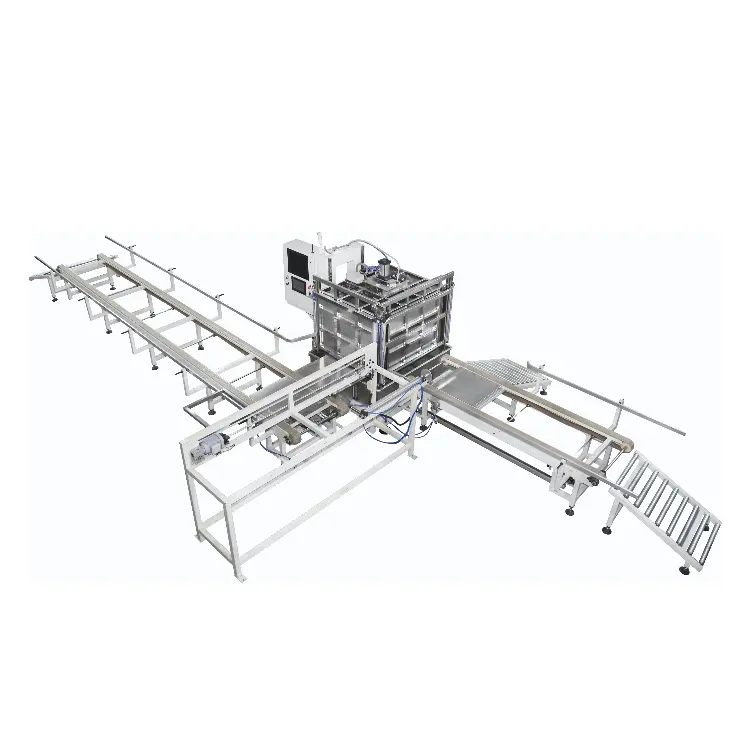 Đường dây sản xuất tự động IBC Grid Cage Frame, Đường dây máy thử nghiệm rò rỉ bể IBC hoàn toàn tự động