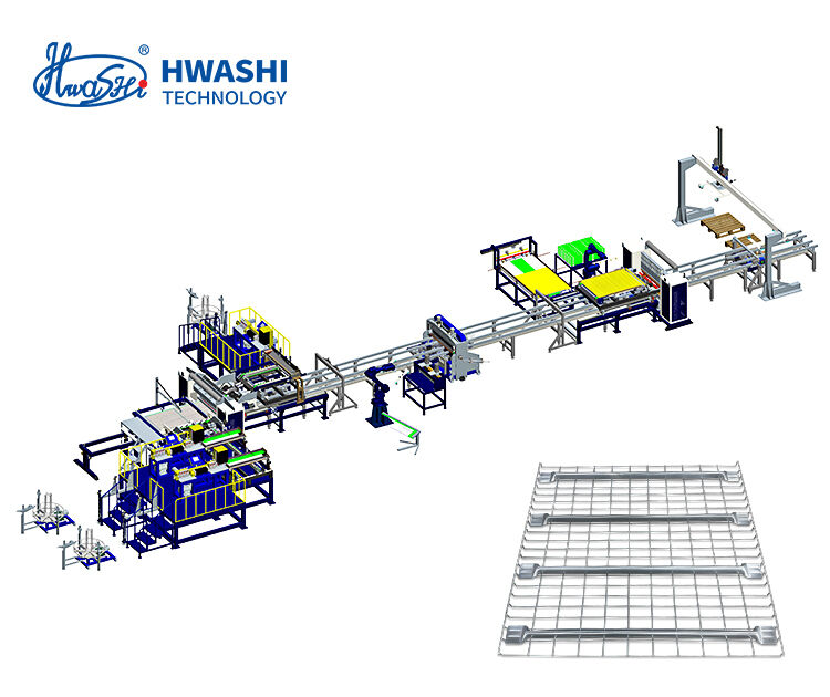 Máy sản xuất tự động lồng IBC với trọng lượng 2000kg hoạt động liên tục 24/7 và 80 lồng mỗi giờ