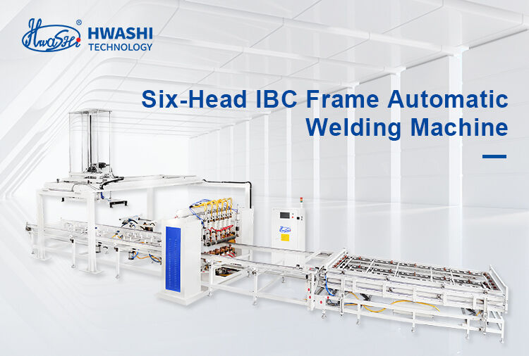 Dây chuyền sản xuất hàn lồng IBC, dây chuyền hàn lồng IBC với tính năng kiểm tra rung động, thời gian kiểm tra từ 0 đến 1 giờ, quy trình hàn