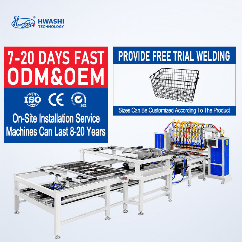 Máy hàn lưới dây tự động với bảo hành 1 năm Bộ cấp độ hai lớp và Hệ thống lấp đầy dây tự động