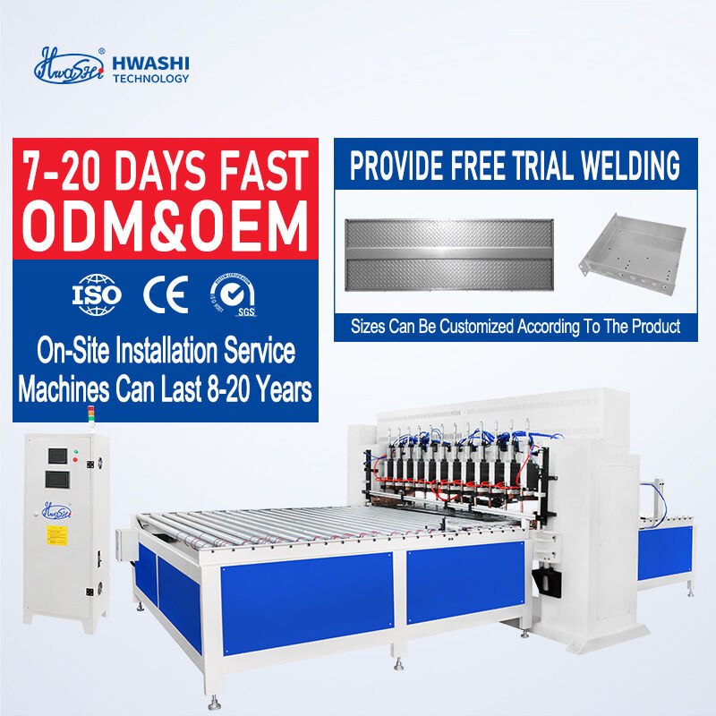 Máy hàn điểm được điều khiển CNC Hwashi cho sản xuất giá đỡ dây tủ lạnh với hệ thống làm mát bằng nước