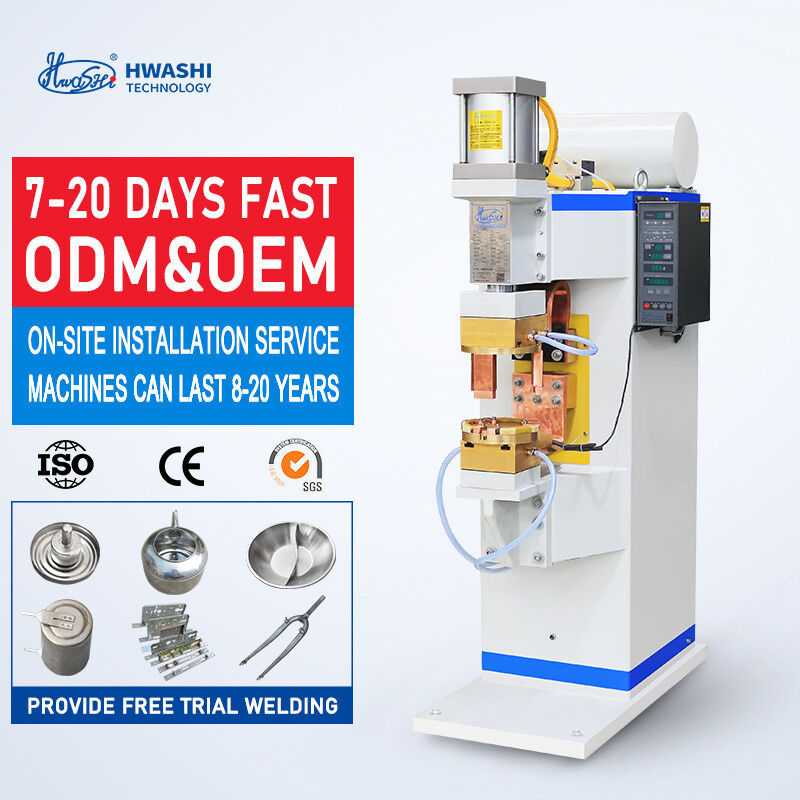 HWASHI WL-MF-250K Loại dọc 75KVA Điện năng tần số trung bình Inverter Máy hàn điểm cho tấm kim loại