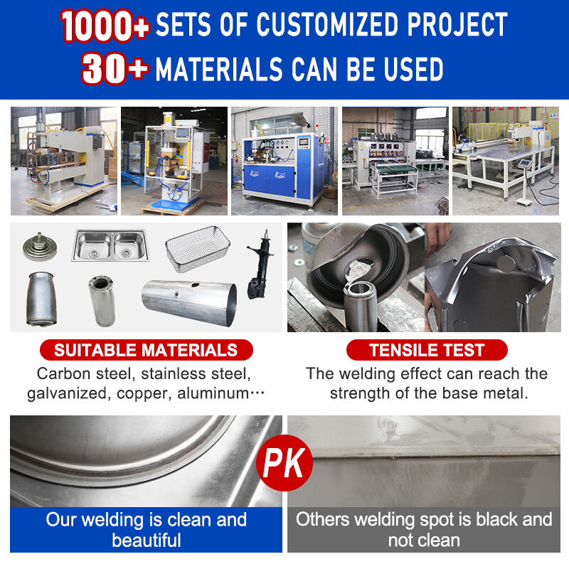 Máy hàn chìm Hwashi 160kVA với hàn kháng tần số cao và chứng nhận CE cho sản xuất đồ dùng nhà bếp