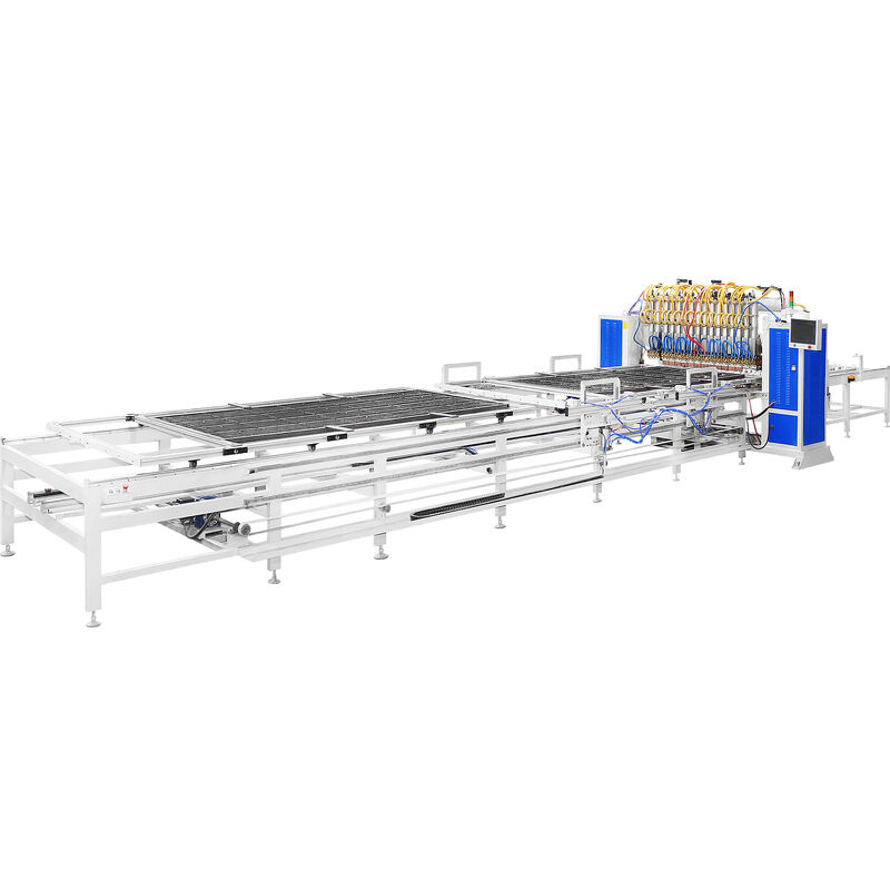 Máy hàn lưới dây lạnh Gantry với bộ cấp độ hai lớp và hệ thống cấp tự động 10 điện cực