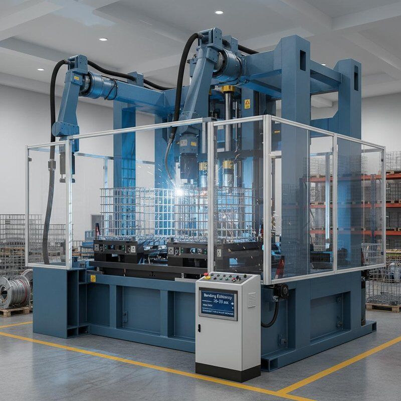Hiệu quả uốn cong 20-25sec IBC Tote Cage máy hàn điện áp 380V tối ưu hóa theo yêu cầu sản phẩm của bạn